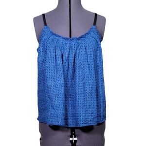 United Colors of Benetton Blue Relaxed Tank Top Sz XS